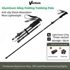 VENTURE Premium Aluminium alloy Folding Trekking Pole